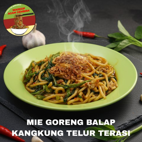 MIE GORENG BALAP KANGKUNG TELUR TERASI πΆοΈπ