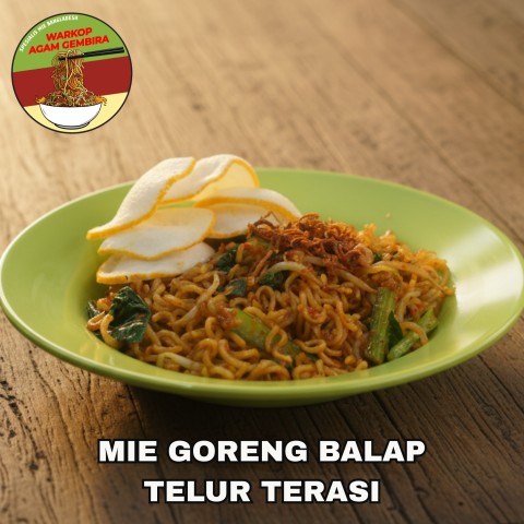 MIE GORENG BALAP TELUR TERASI🌶️