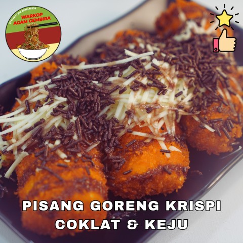 PISANG GORENG KRISPI COKLAT & KEJU